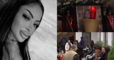 Imaginile durerii de la înmormântarea Valentinei. Familia și apropiații își iau rămas bun pentru totodeauna de la tânăra de 28 de ani