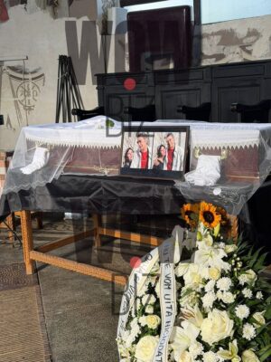 Primele imagini de la priveghiul Ancăi Pandrea. Sicriul cu trupul actriței a fost depus la capelă