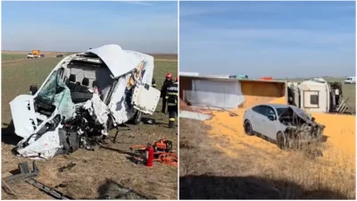 Tragedie între Movilița și Techirghiol! Un șofer de 25 de ani a murit