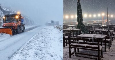 Ninge în Poiana Brașov, la jumătatea lunii octombrie. Imaginile de poveste care au apărut pe rețelele sociale