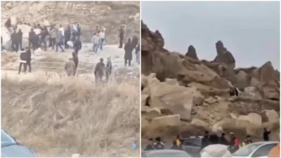 Două persoane au murit și o alta a fost rănită în Cappadocia, după o alunecare de teren și prăbușirea unor fragmente de rocă
