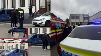 Clipe de groază într-un liceu din Pitești! Un elev a venit cu macetă la școală și a atacat mai mulți colegi. Unul dintre ei a fost transportat la spital