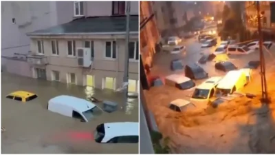 Istanbul și alte orașe din Turcia, lovite de inundații catastrofale