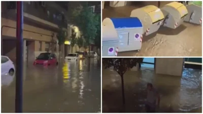 Vreme extremă în Spania. Două persoane au murit, o alta este dispărută, iar Barcelona este sub alertă de inundații