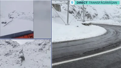 Zăpadă ca-n plină iarnă la munte! Bucureștiul și șapte județe, sub cod galben de ploi