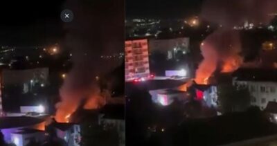 O casă din Slatina a fost cuprinsă în totalitate de foc. Două persoane vârstnice și o fetiță de 6 ani au ajuns la spital